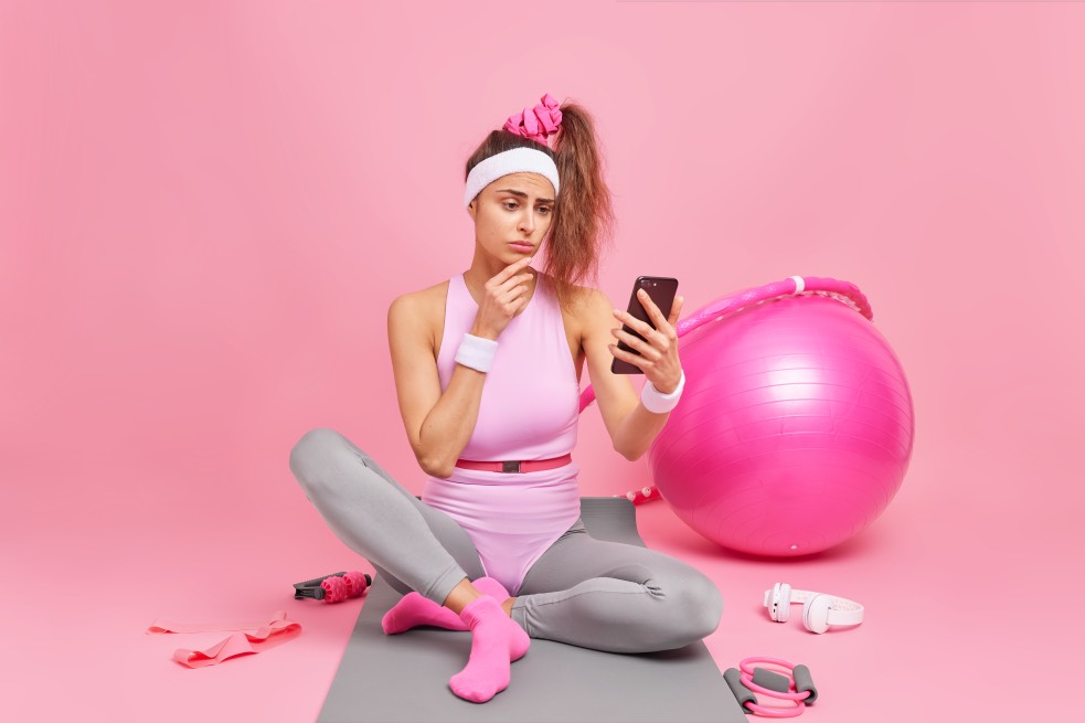 Social Media Management Reputation Woman Pink Smartphone