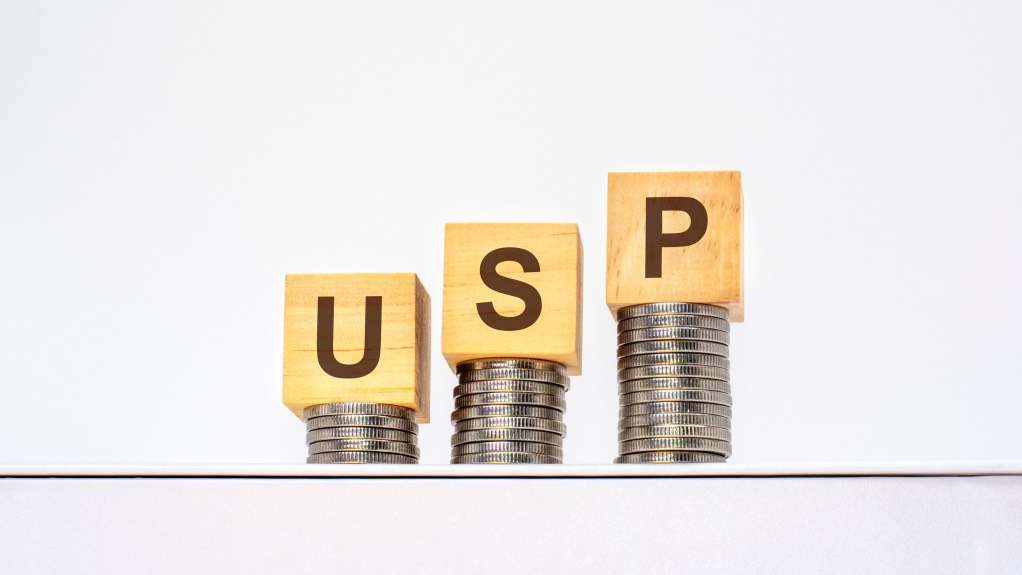 USP Unique Selling Point Value Proposition Money Coin Stacks