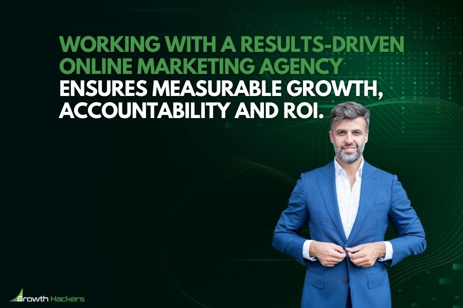 Working with a results-driven online marketing agency ensures measurable growth accountability and ROI