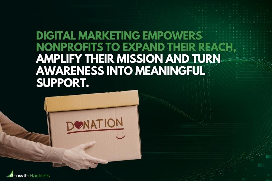 Digital marketing empowers nonprofits to expand their reach amplify their mission and turn awareness into meaningful support