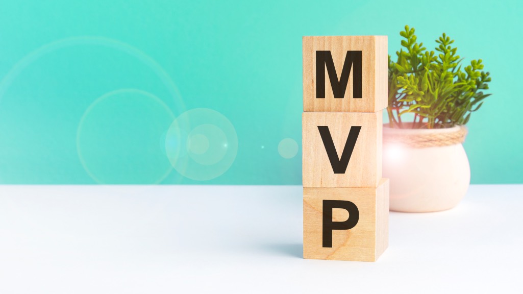 MVP Minimum Viable Product Prototype Wooden Blocks