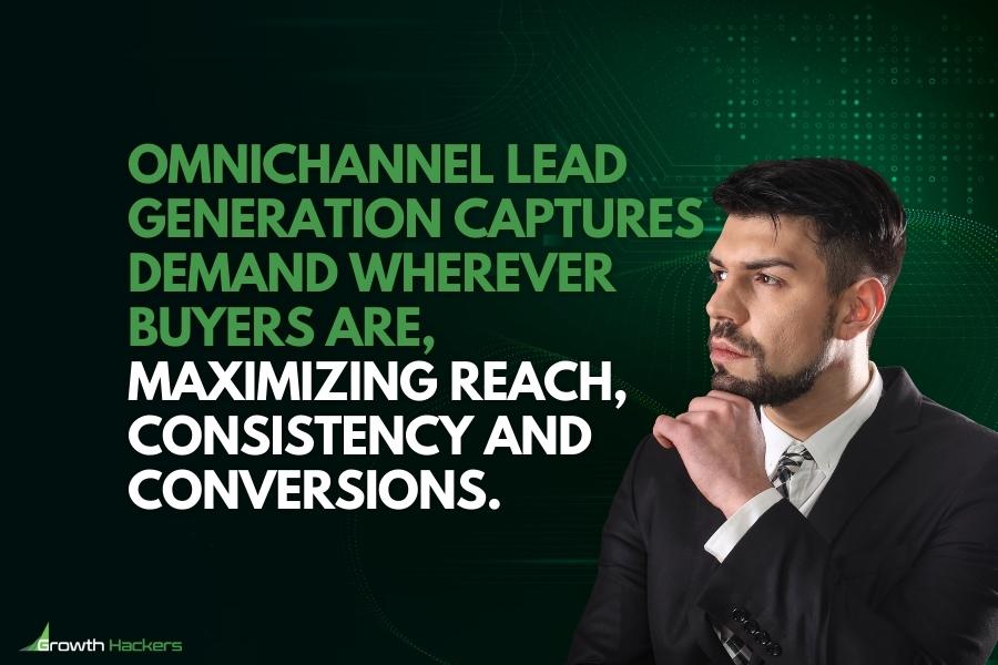 Omnichannel lead generation captures demand wherever buyers are maximizing reach consistency and conversions