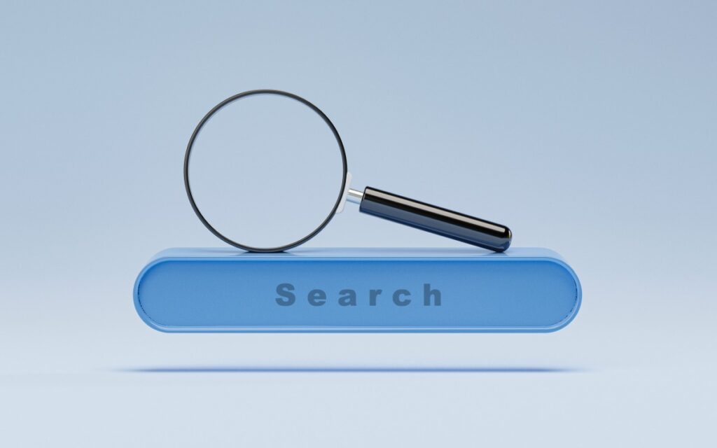 Search Engine Organic Traffic Glass Magnifier SEO