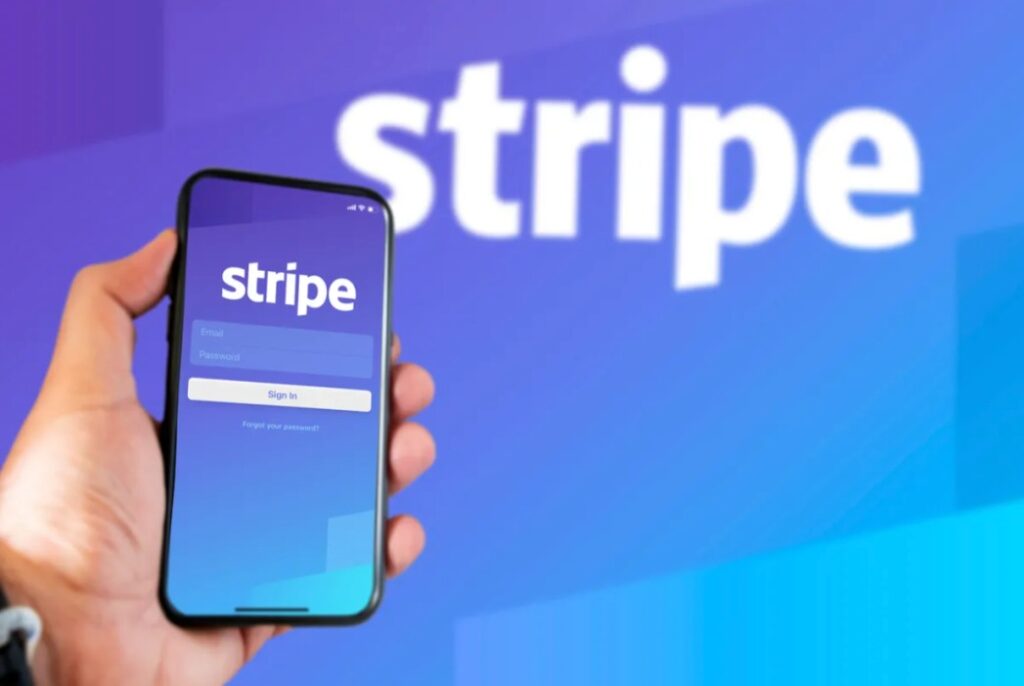 Stripe Payment Company Logo Smartphone