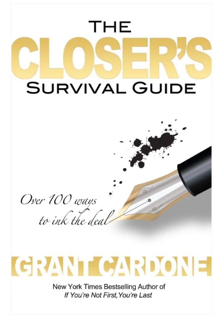 The Closer’s Survival Guide Grant Cardone Book Cover