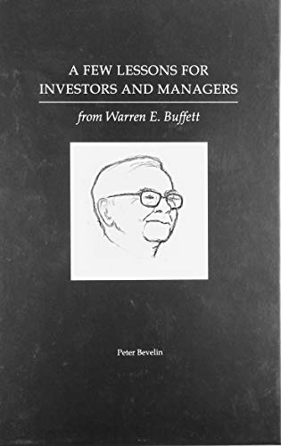 "A Few Lessons for Investors and Managers From Warren Buffett" by Peter Bevelin and Warren Buffett Book Cover