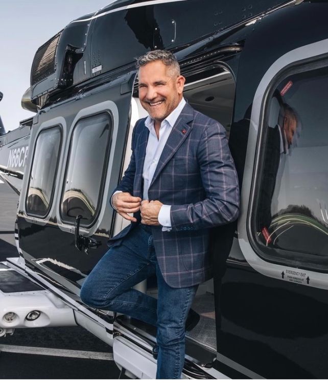 Grant Cardone Self Made Millionaire Helicopter