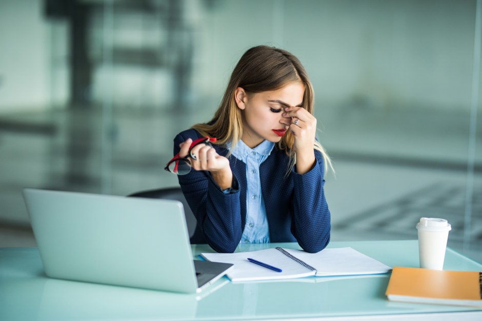 High Employee Turnover Woman Employees Unhappy Stress Anxiety Burnout