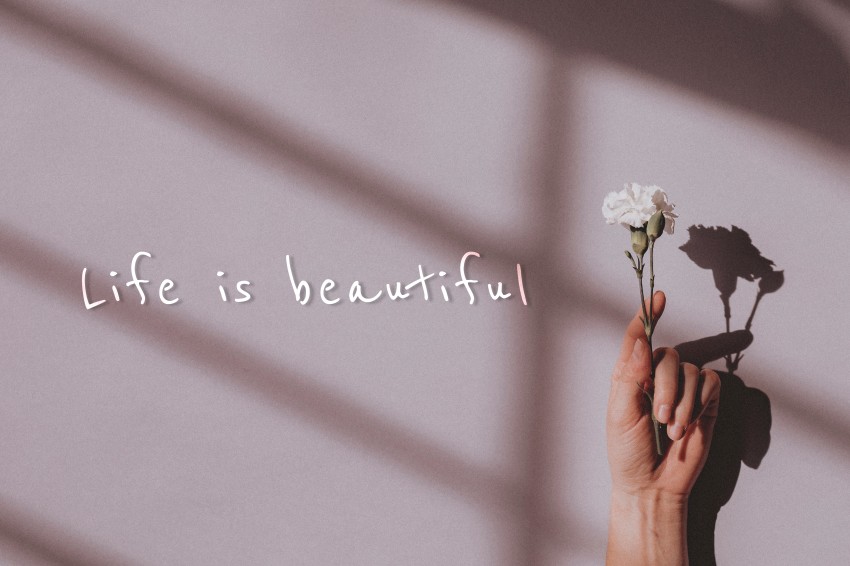 Life is Beautiful Positive Thinking Positivity Quote