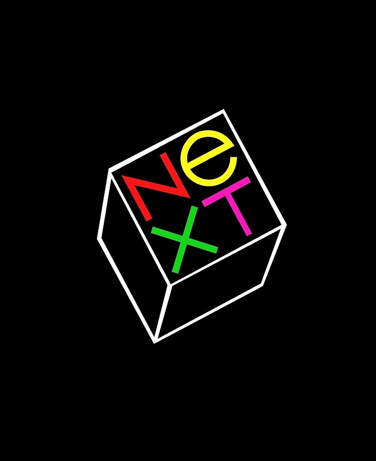 Next Steve Jobs Cube Logo Colors