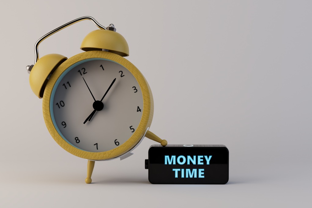 Save Time Money Alarm Clock Digital Agencies