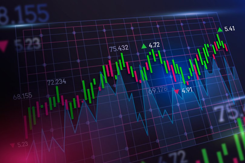 Stock Market Trends Graphs Stocks Exchange Investment