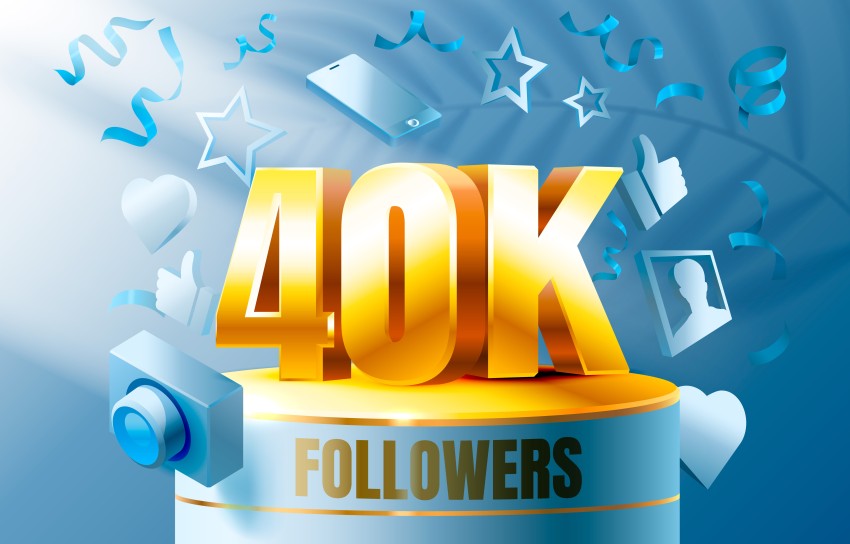 40K Social Media Followers Vanity Metric