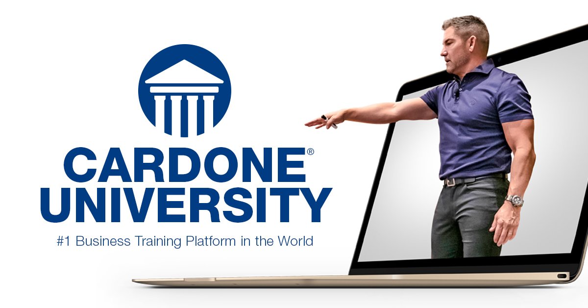 Cardone University Grant #1 Business Training Platform Course