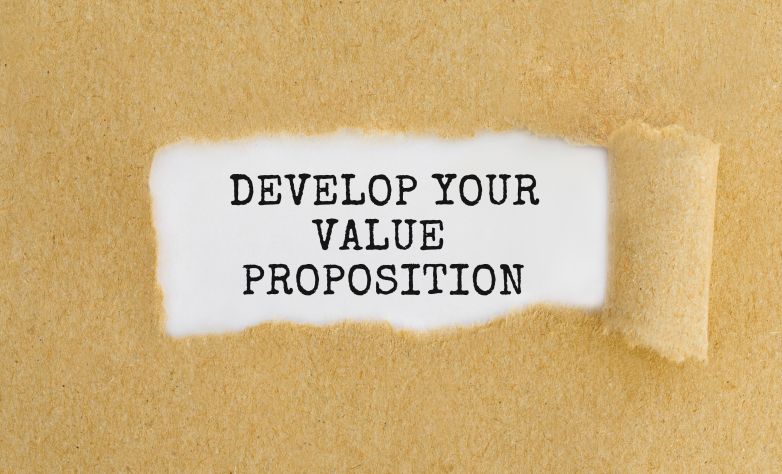 Develop your Value Proposition Business Text Software Marketing