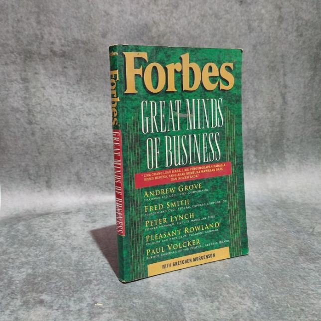 Forbes Great Minds Of Business Peter Lynch Book Cover