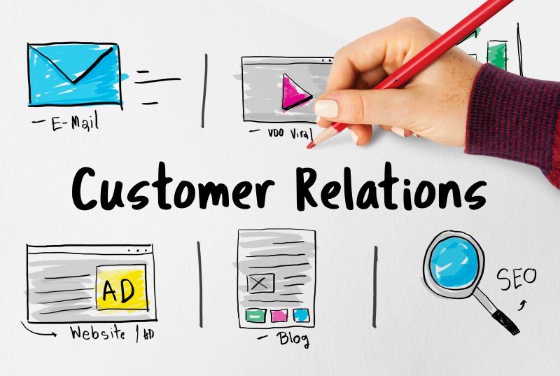Improved Customer Relations Customers Relationship Email Website Blog SEO