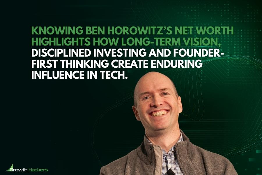 Knowing Ben Horowitz’s net worth highlights how long-term vision disciplined investing and founder-first thinking create enduring influence in tech