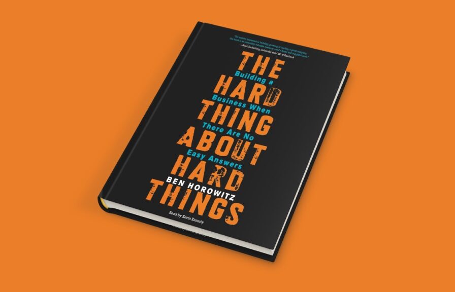 The Hard Thing About Hard Things by Ben Horowitz Book Cover Peter Thiel's Book Recommendation