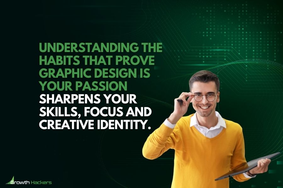 Understanding the habits that prove graphic design is your passion sharpens your skills focus and creative identity