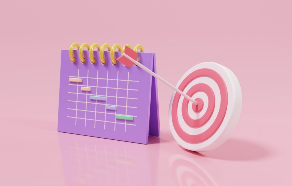 Visualize What you Want Target Gantt Chart Calendar Goal