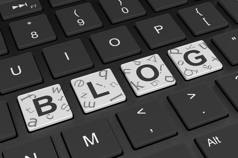 Create Blog Post on your Site Keyboard Computer Laptop Blogging