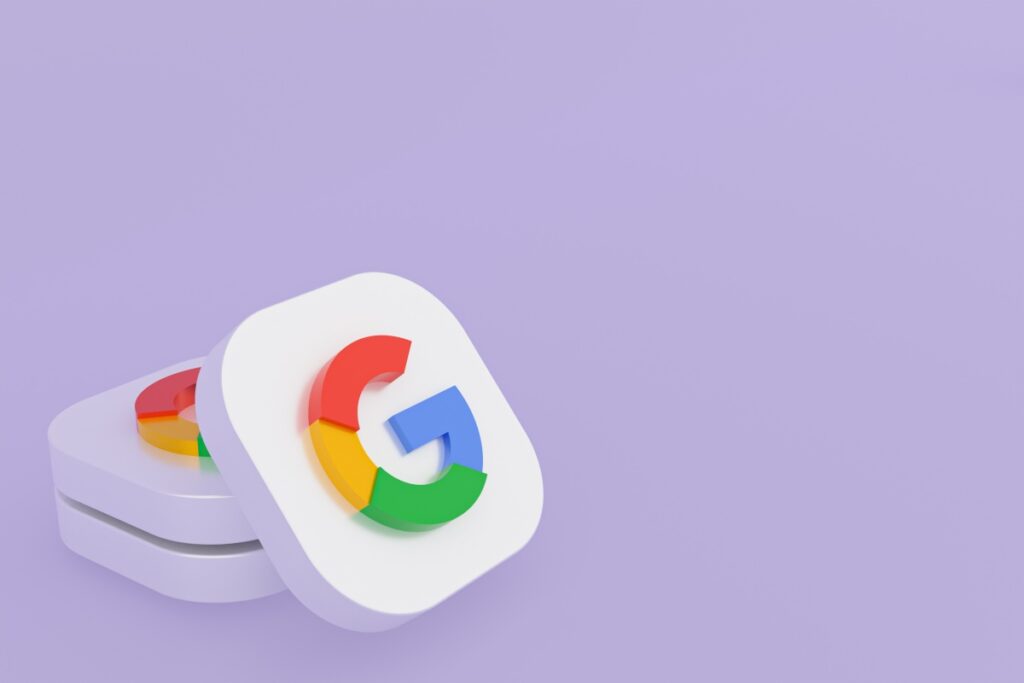 Google Search Ads 3d Render Icons Logos PPC Advertising