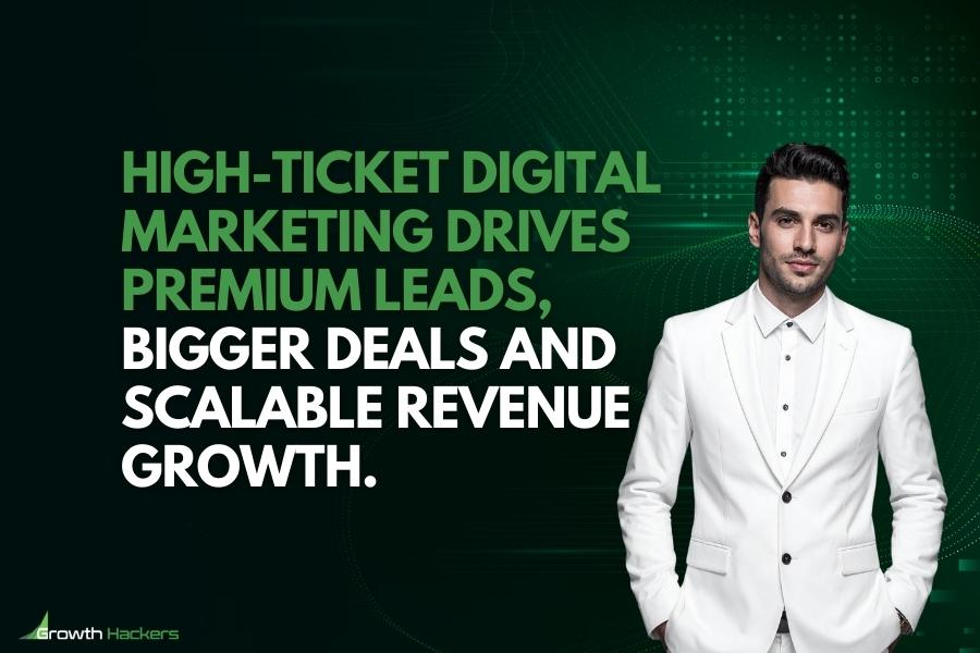 High-ticket digital marketing drives premium leads bigger deals and scalable revenue growth
