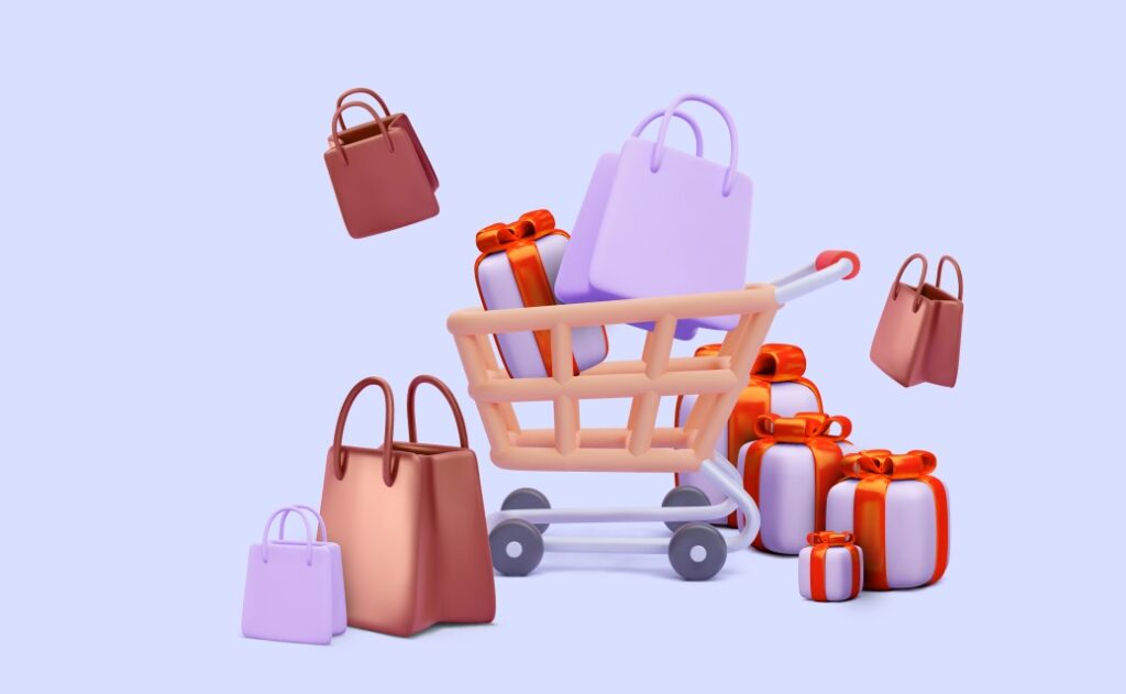 eCommerce Digital Marketing Packages E-Commerce Cart Gift Online Shopping
