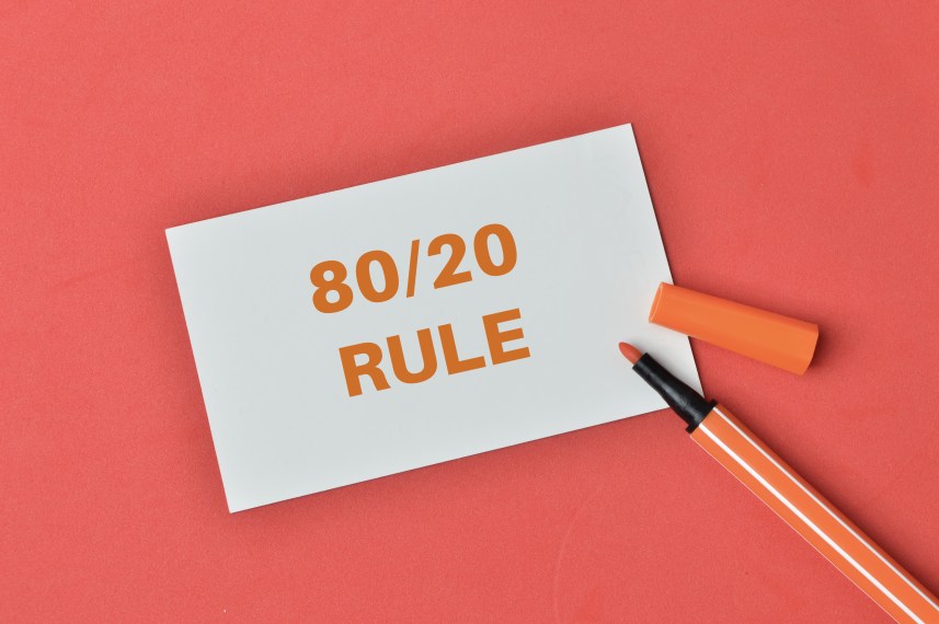 80:20 Rule Pareto Principles Rules Principle Theory Framework Methodology Pen Paper