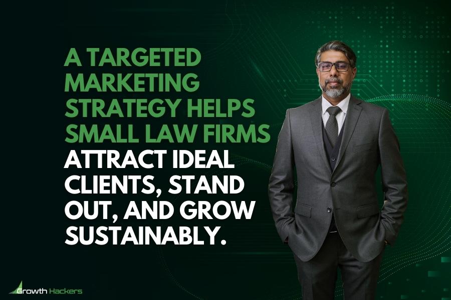 A targeted marketing strategy helps small law firms attract ideal clients stand out and grow sustainably