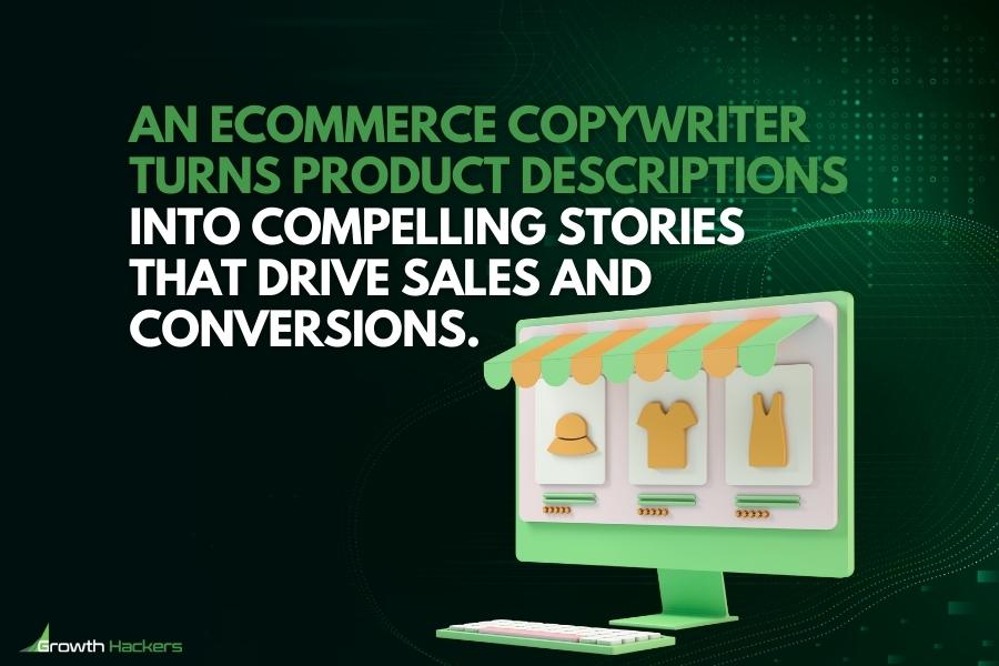 An eCommerce copywriter turns product descriptions into compelling stories that drive sales and conversions