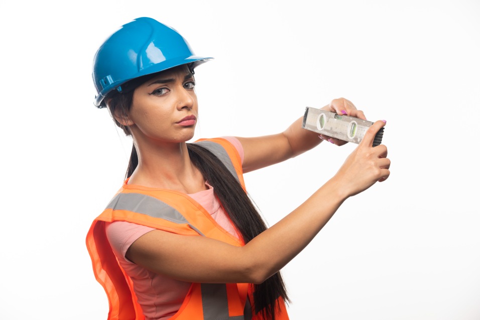 Building Woman Female Contractor Construction Marketing