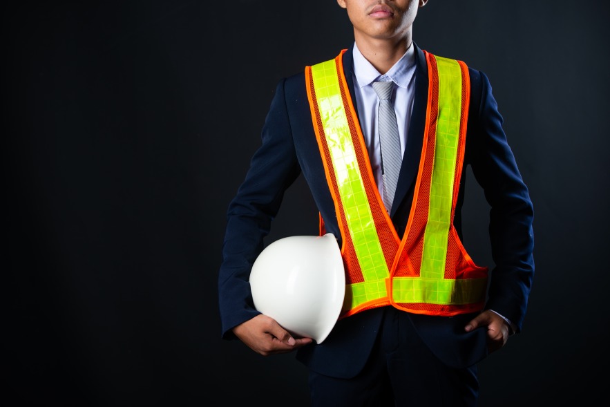 Contractor Businessman Suite Helmet Business Professional