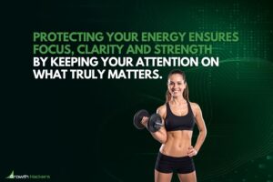 Protecting your energy ensures focus clarity and strength by keeping your attention on what truly matters