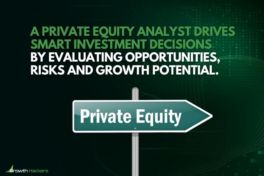 A private equity analyst drives smart investment decisions by evaluating opportunities risks and growth potential