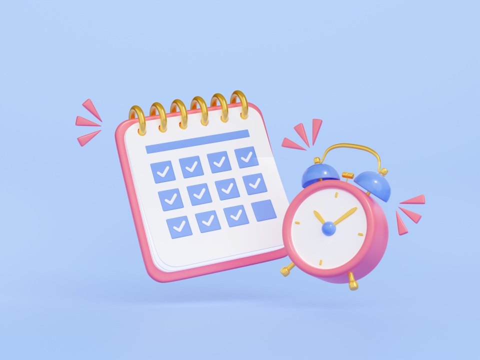Ensure Timely Responses Calendar Alarm Clock Time Management Schedule Check Marks