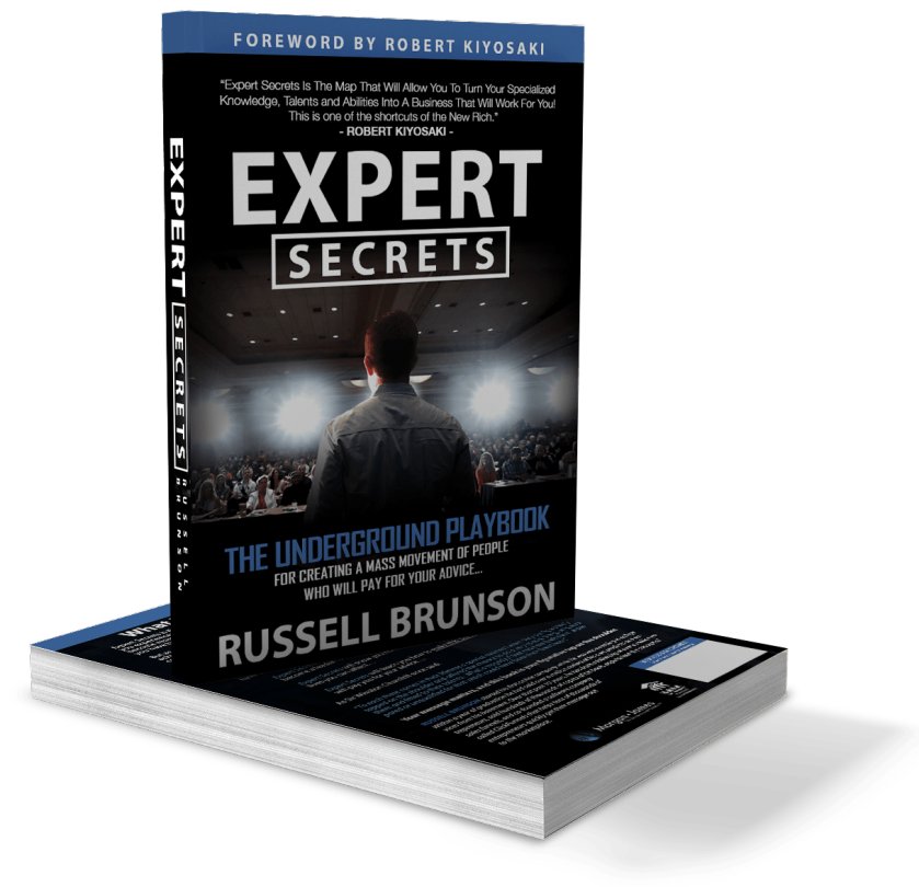 Expert Secrets Book Russell Brunson Author Cover