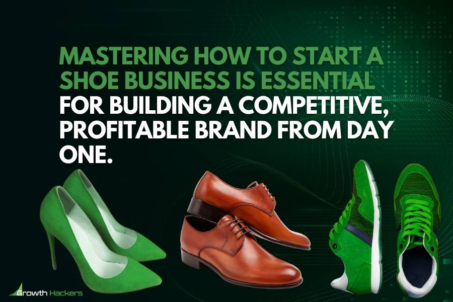 Mastering how to start a shoe business is essential for building a competitive profitable brand from day one