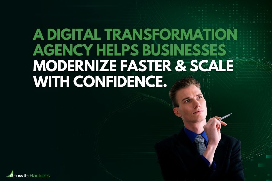 A digital transformation agency helps businesses modernize faster and scale with confidence