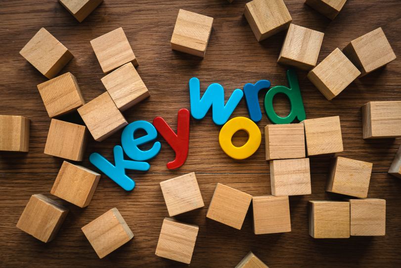 Keyword Colorful Letters Alphabet Wooden Blocks Research Keywords SEO