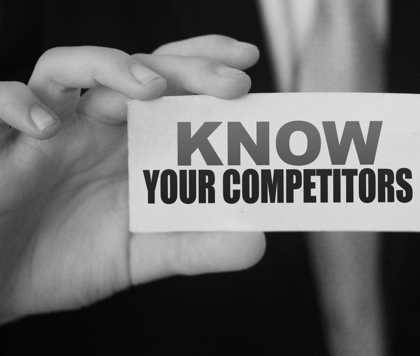 Know your Competitors Card Text Competitive Analysis Business Audit Competitor