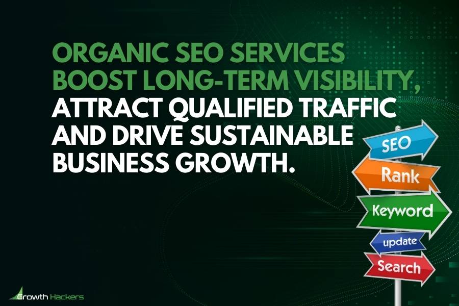 Organic SEO services boost long-term visibility attract qualified traffic and drive sustainable business growth