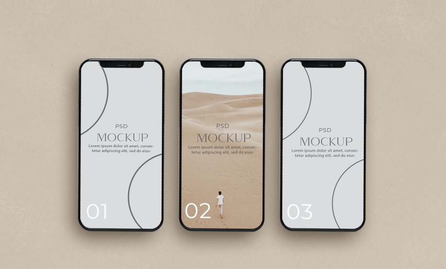 Smartphone Mobile App Mockup Mockups UI UX User Experience Interface