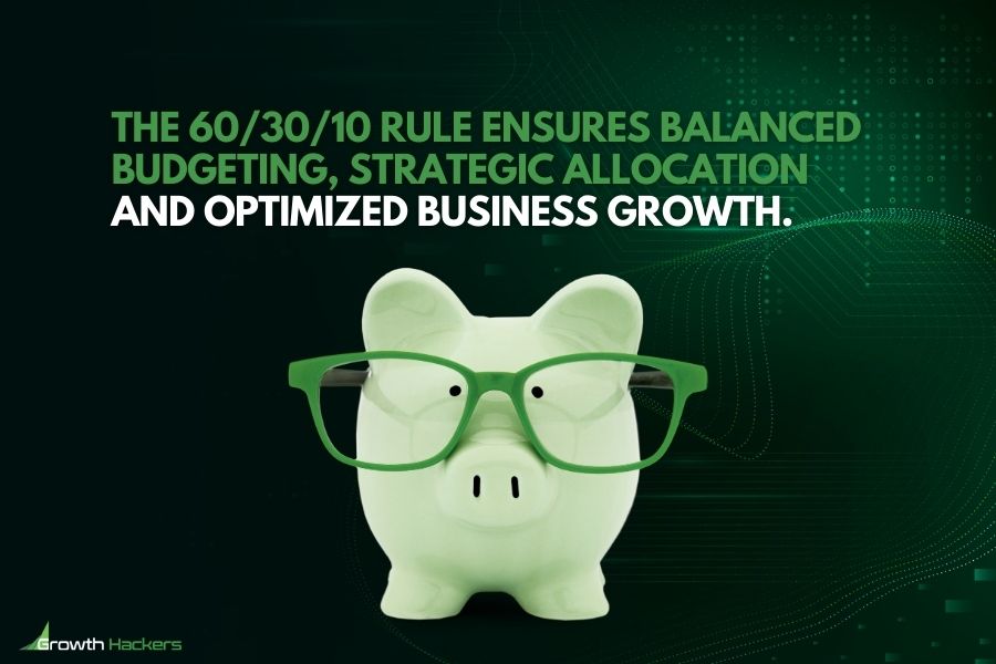 The 60/30/10 rule ensures balanced budgeting strategic allocation and optimized business growth