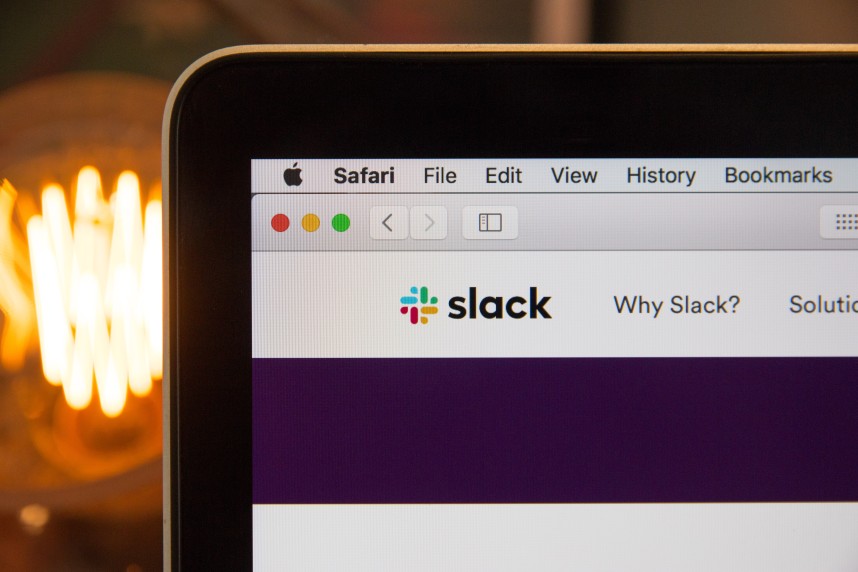 Why Slack Logo Laptop Safari Icon