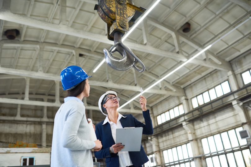 Female Building Worker Woman Identify Target Audience Contractors