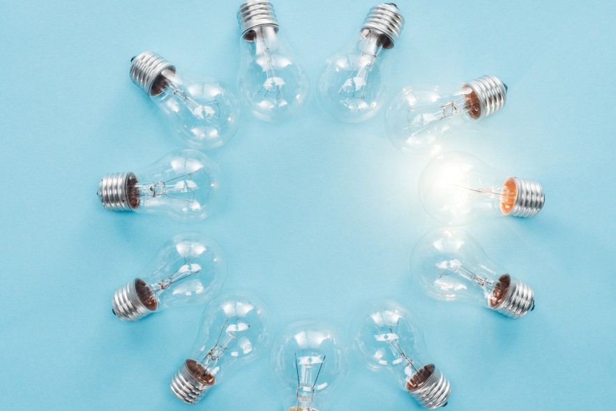 Fresh Ideas New Idea Lightbulb Lightbulbs Lighting Ideation