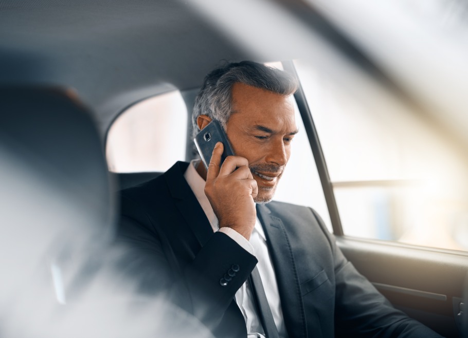Speak Assertively Man Male Speaker Speaking Car Phone Call