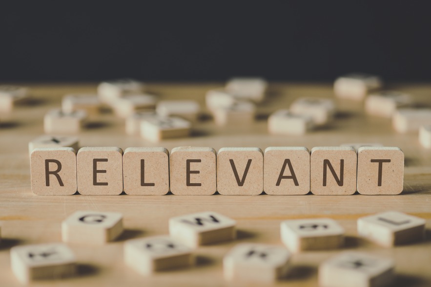 Be Relevant Scrabble Letters Wooden Blocks Relevancy